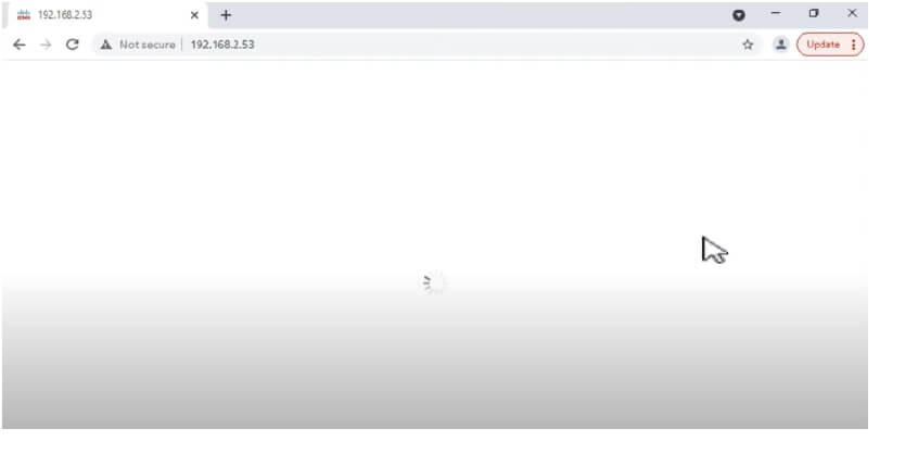 Example web interface