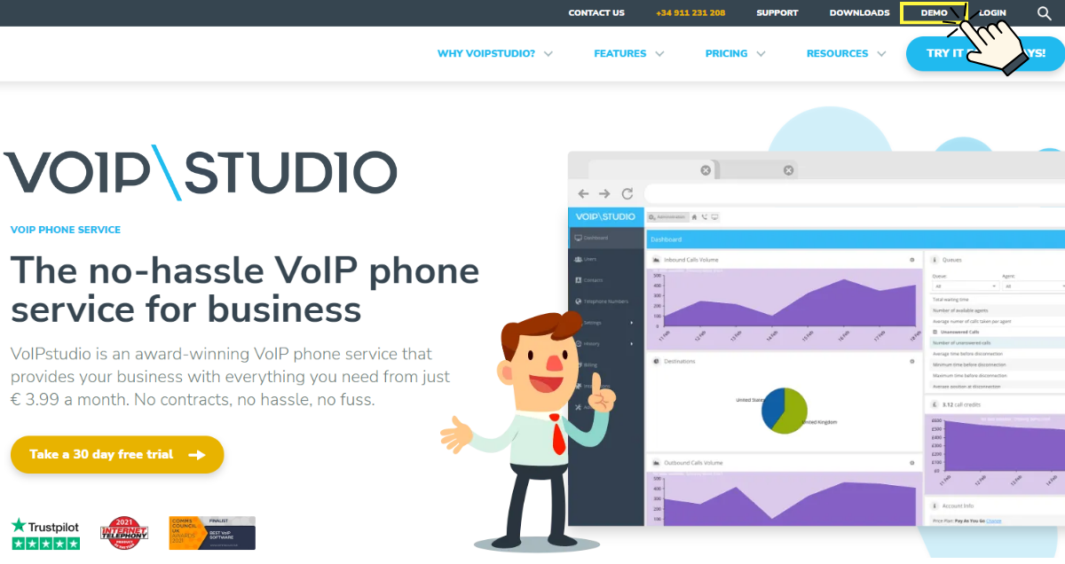 VoIPstudio demo