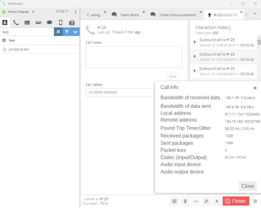 WiFi network supports VoIP