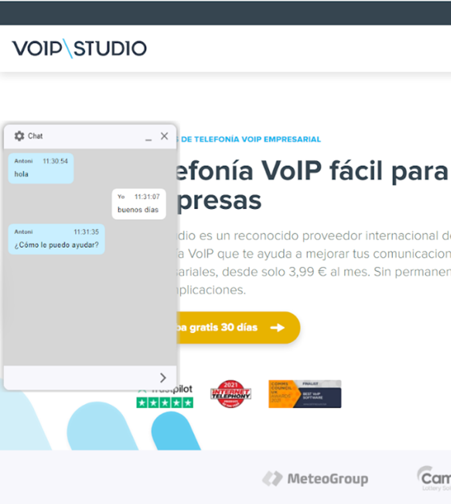 Chat VoIPstudio 2