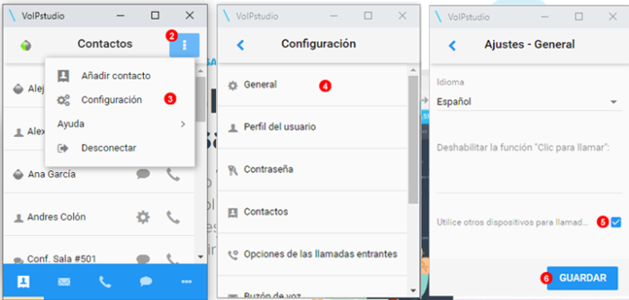 Click to call  VoIPstudio