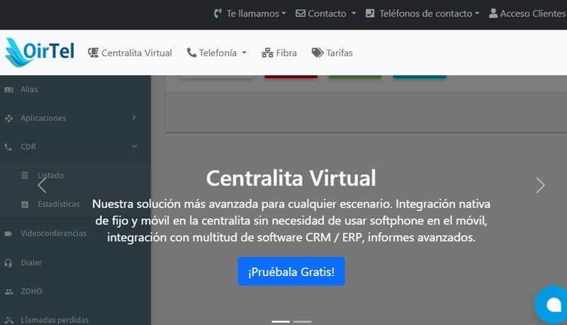 Operador VoIP España Oirtel