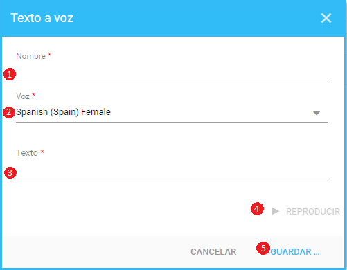 Texto a voz - Español