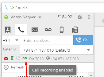 Grabacion automática llamada VoIP