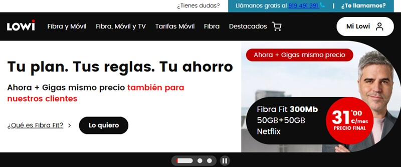 Compañia telefónica Lowi