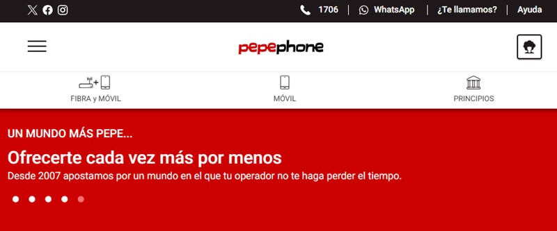 Compañia telefónica Pepephone