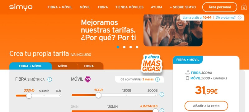 Compañia telefónica Simyo