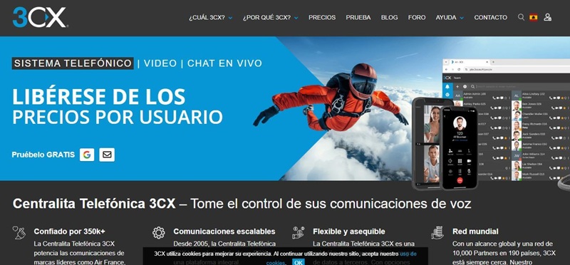 Centralita virtual 3CX