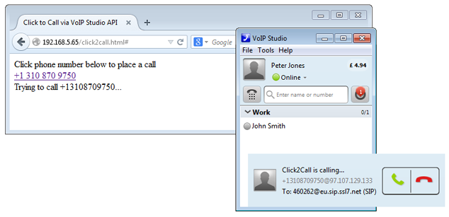 Test call ringing Test call ringing
