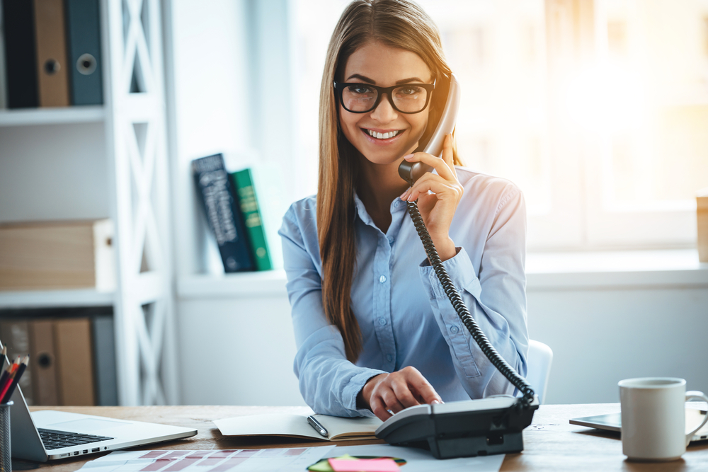 worker-using-voip-phone