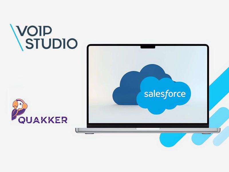 VoIPstudio QuakkerCC integración Salesforce