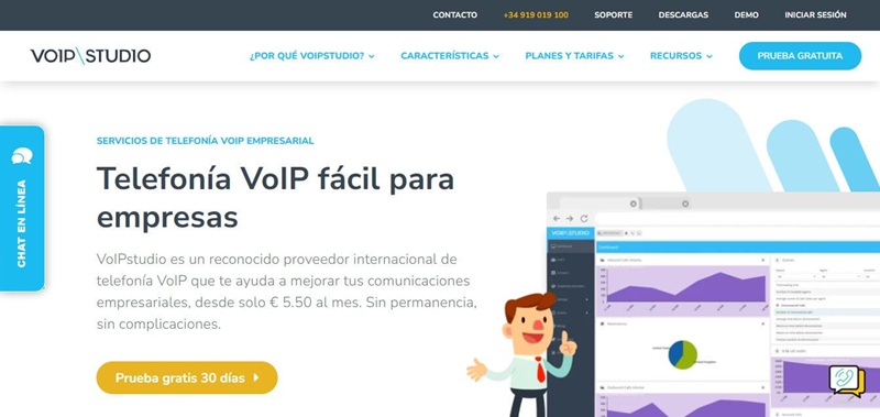 mejor centralita virtual voipstudio