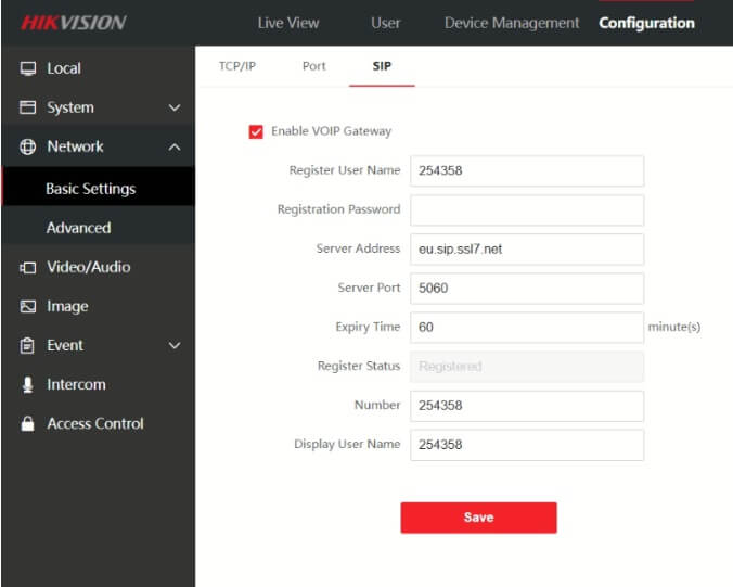 Link Hickvision door opener to VoIPstudio PBX (2)