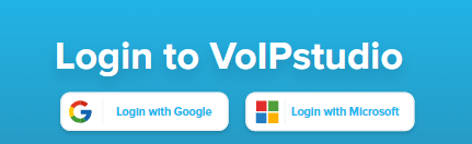 Login to VoIPstudio