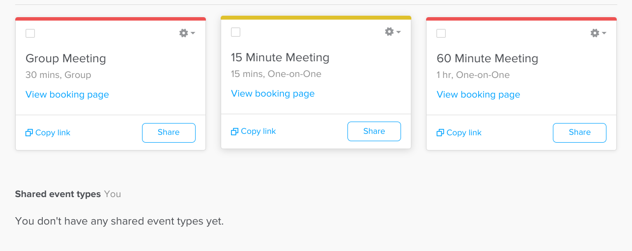 Scheduling app - Calendly