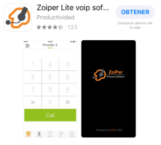 Smartphones mit Drittanbieter-SIP-App 2