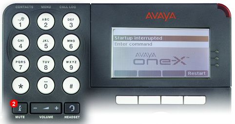 Avaya One-X Phone - step 2 - third party SIP service