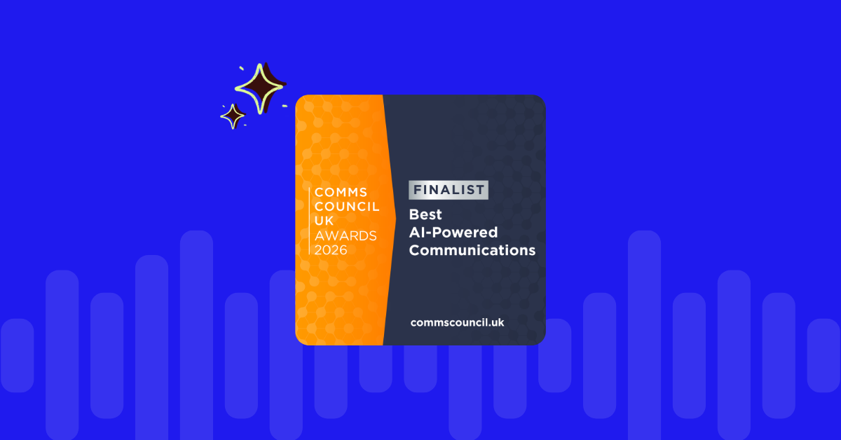 CCUK Awards Badge Best AI Communications 2026 VoIPstudio