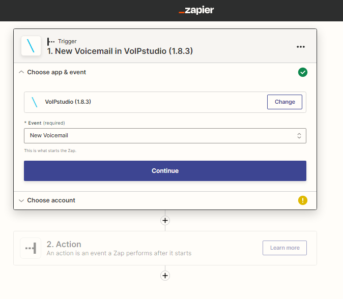 Voicemail automations with Zapier