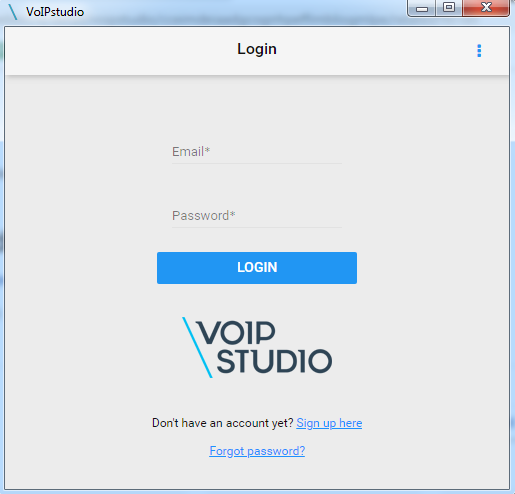Login to VoIP Studio